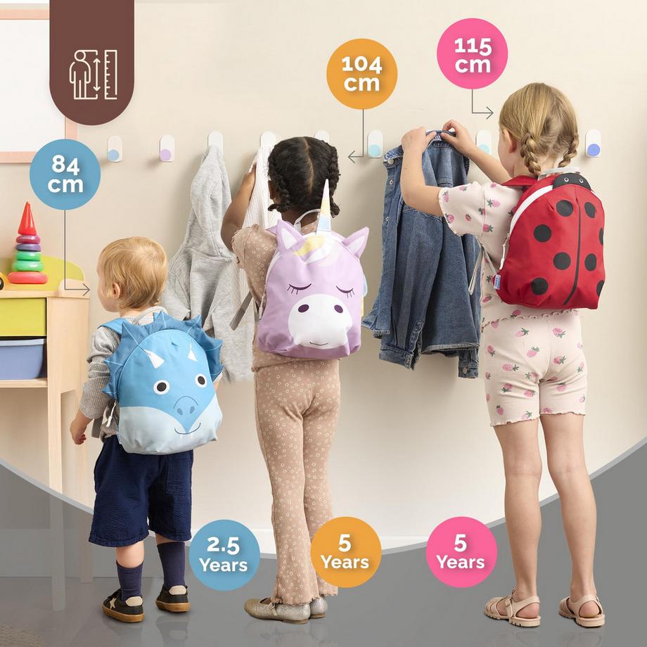 Only-bags.store  Kinderrucksack mit Brustgurt Kindergartenrucksack 