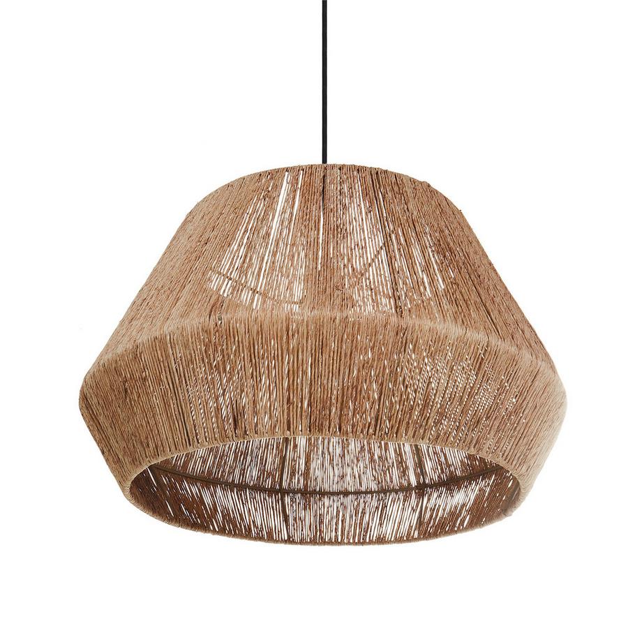 Beliani Lampe suspension en Jute  BIRAU  