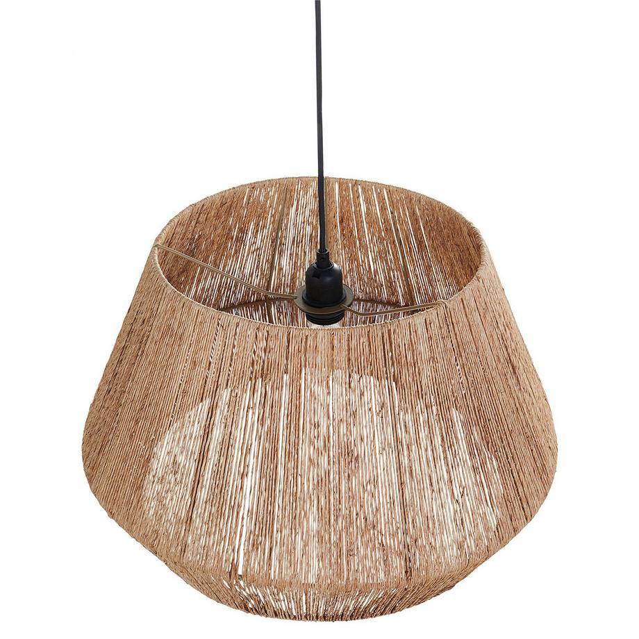 Beliani Lampe suspension en Jute  BIRAU  