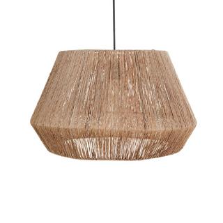 Beliani Lampe suspension en Jute Boho BIRAU  