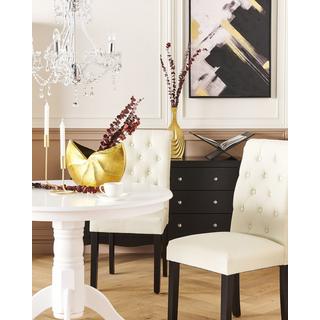 Beliani Cassettiera 6 cassetti en Fibra a media densità (MDF) Glamour WINCHESTER  