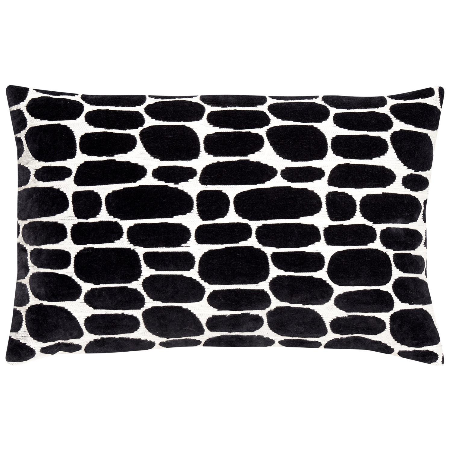 mutoni Coussin Anwar écru/noir 60x40  