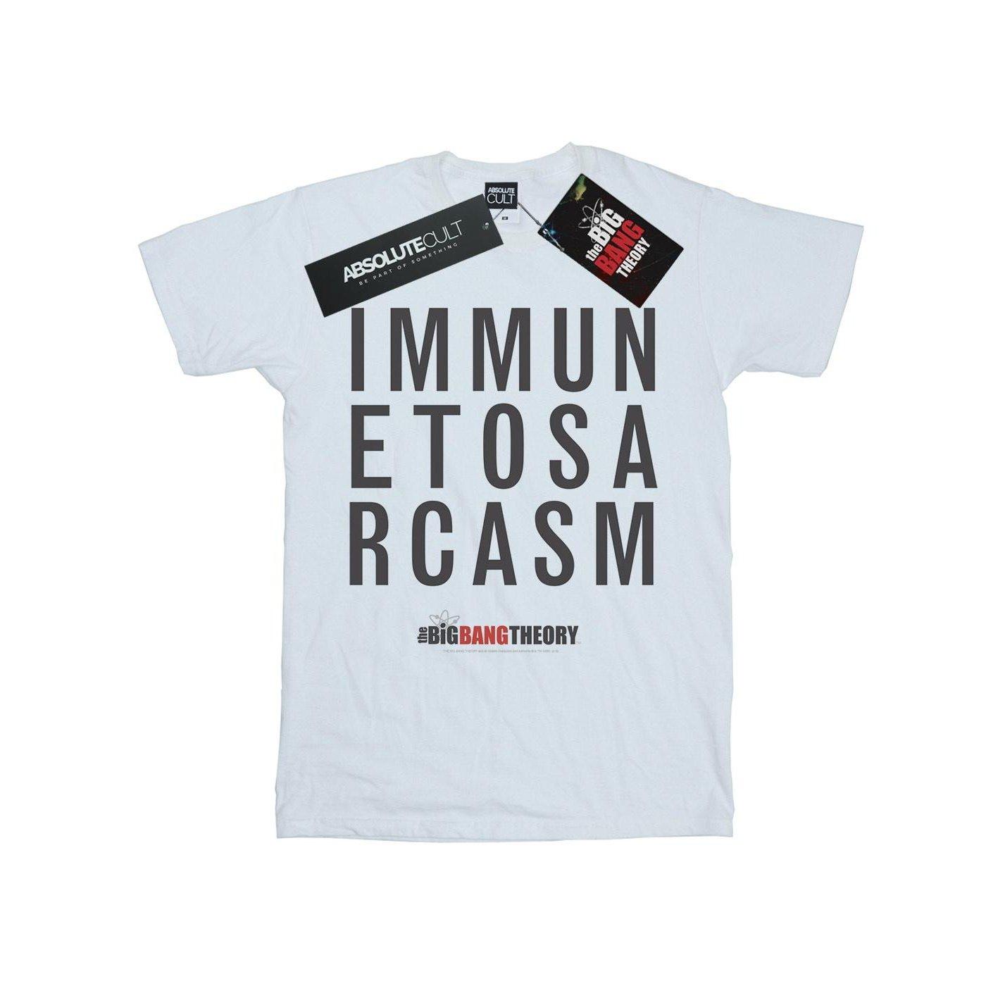 Image of Immune To Sarcasm Tshirt Damen Weiss L