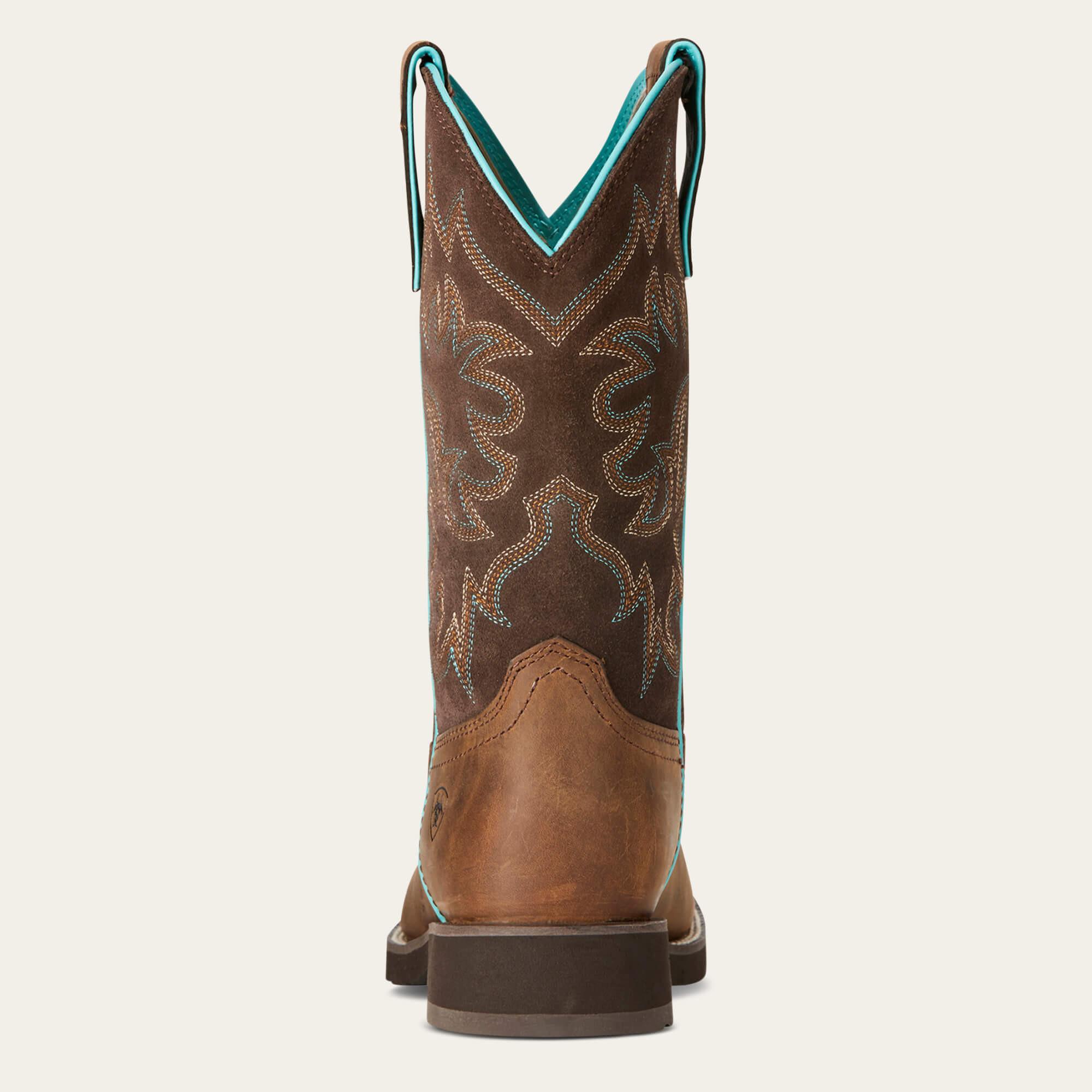 Ariat  westernstiefel aus leder delilah round toe 