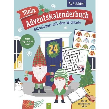 Schwager & Steinlein Mein Adventskalenderbuch Rätselspaß mit den Wichteln  