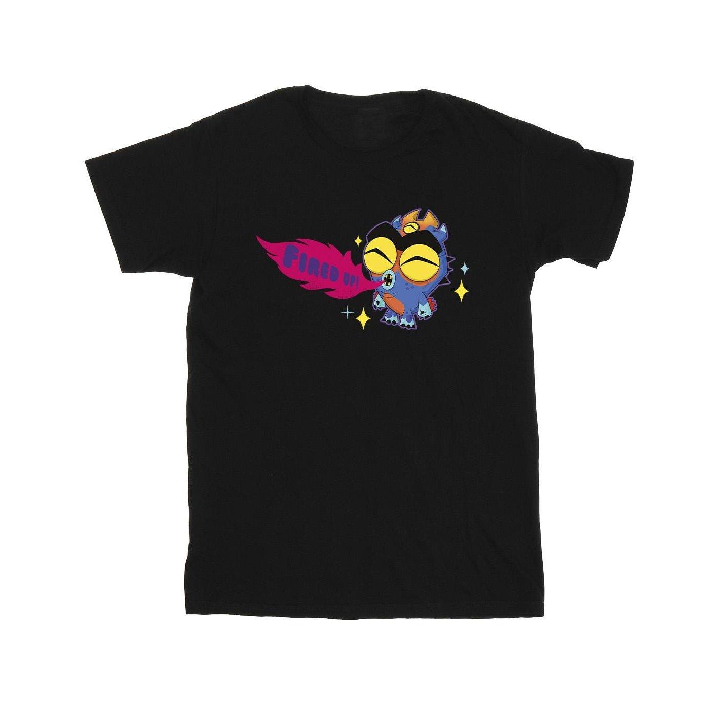 Image of Big Hero 6 Baymax Fred Fired Up Tshirt Herren Schwarz 4XL