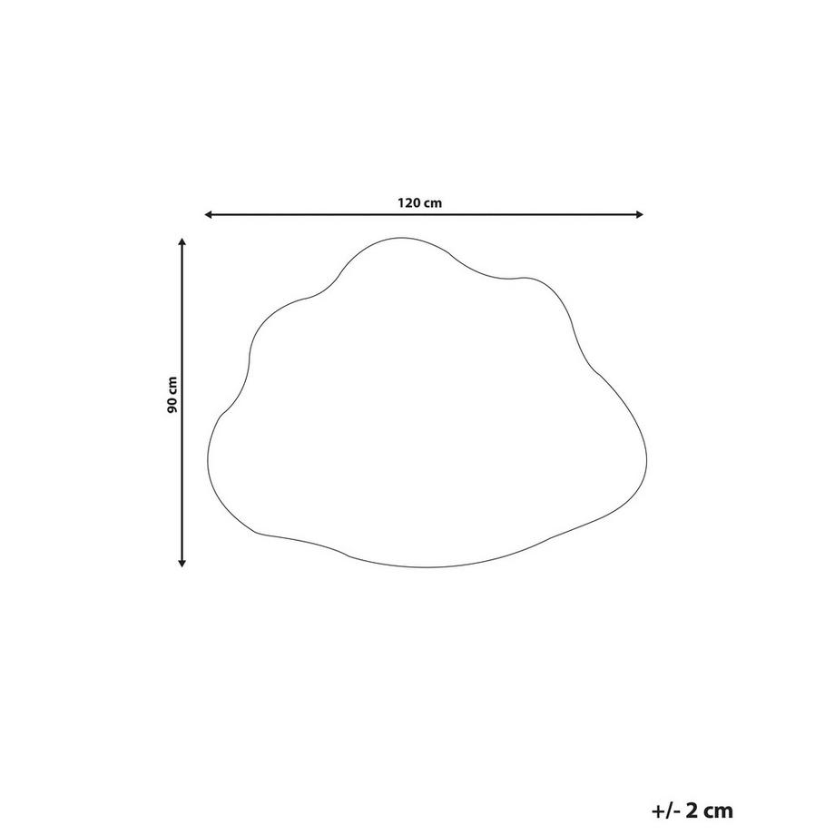 Beliani Kinderteppich aus Polyester Modern CUMULUS  