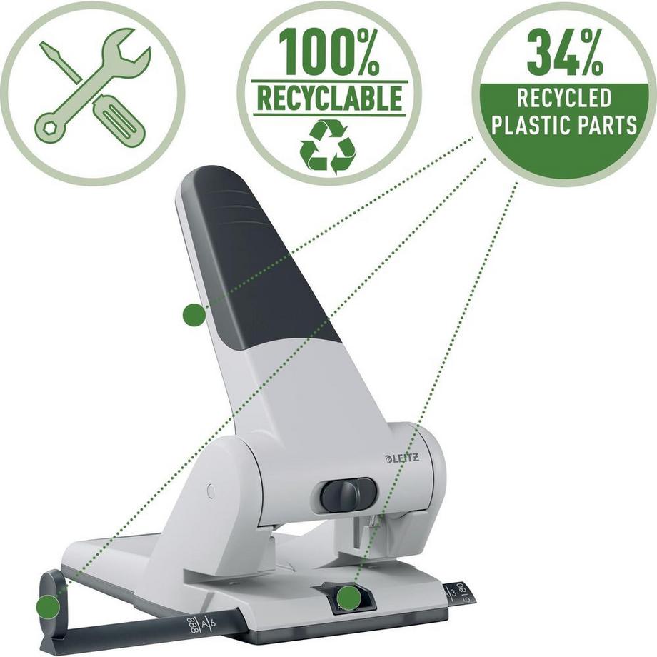 Leitz LEITZ Registraturlocher 6.3mm Blatt  