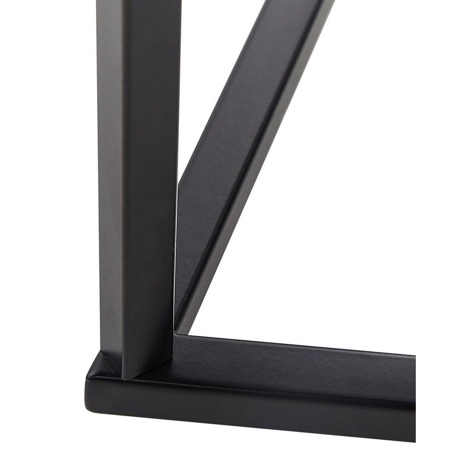 Beliani Tavolino consolle en Vetro temperato Moderno PERRIN  