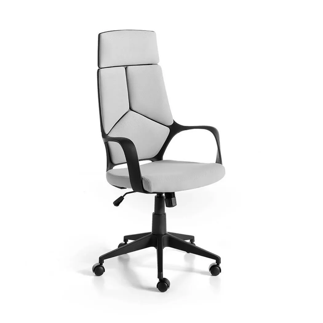 ANGEL CERDA – Grauer drehbarer Bürostuhl, One Size, Grau