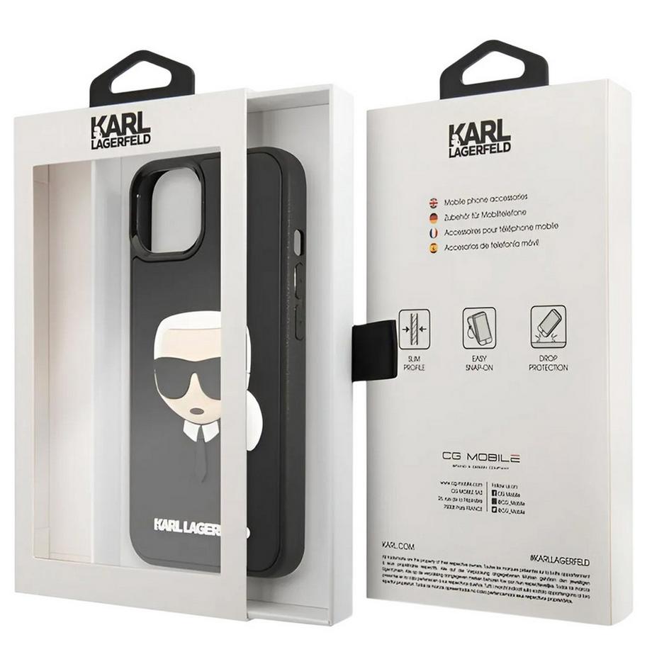 KARL LAGERFELD  Hülle iPhone 14 Plus 3D Karl's Head 