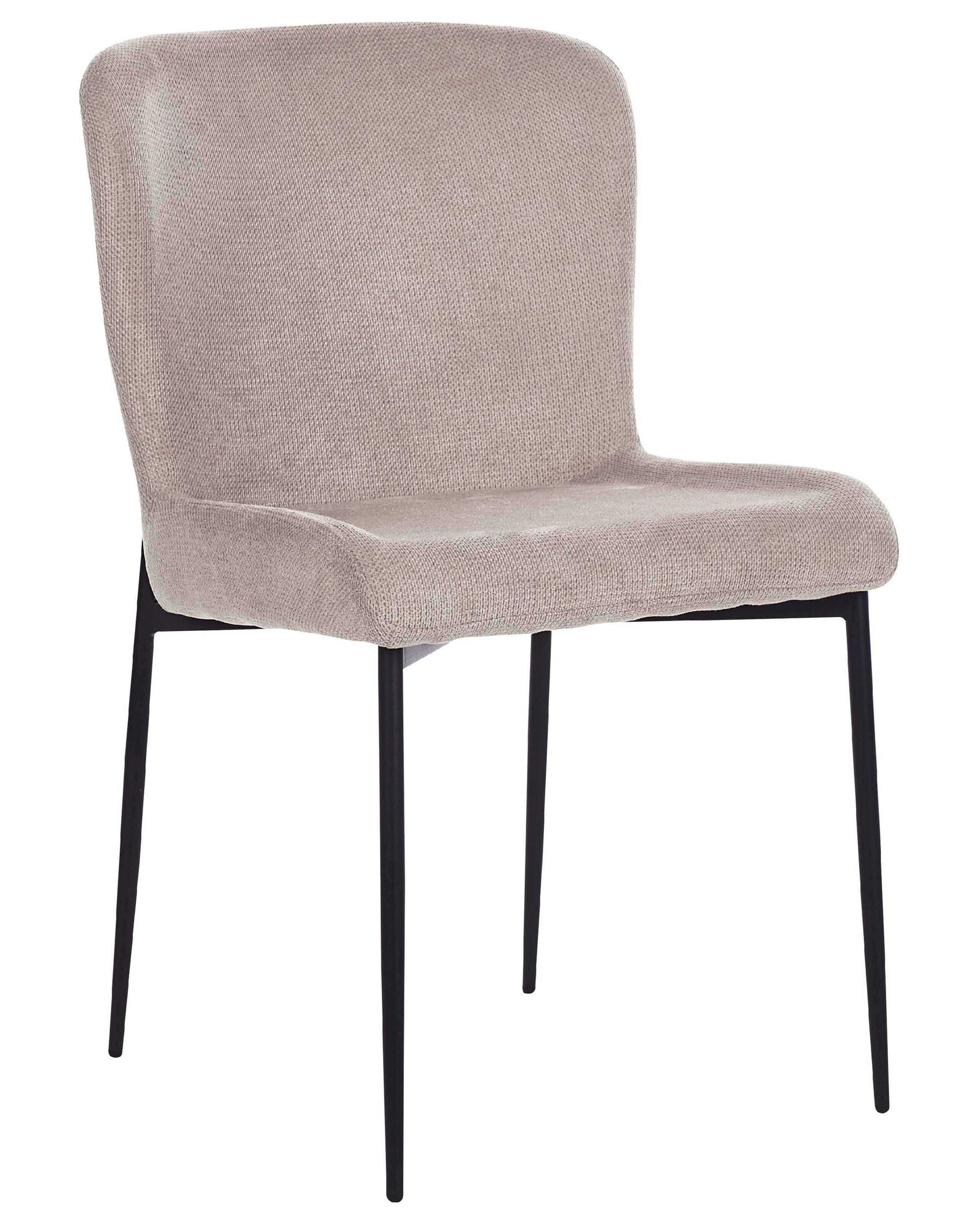 Beliani Lot de 2 chaises en Polyester Moderne ADA  