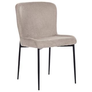 Beliani Lot de 2 chaises en Polyester Moderne ADA  