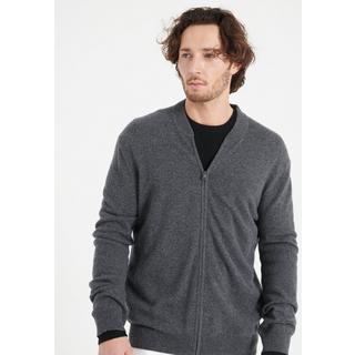 Studio Cashmere8  LUKE 10 Cardigan con collo a bomber - 100% cashmere 