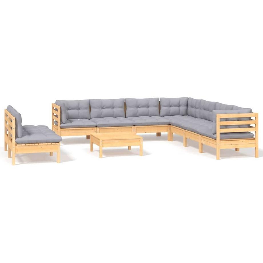 set salotto da giardino Legno di pino