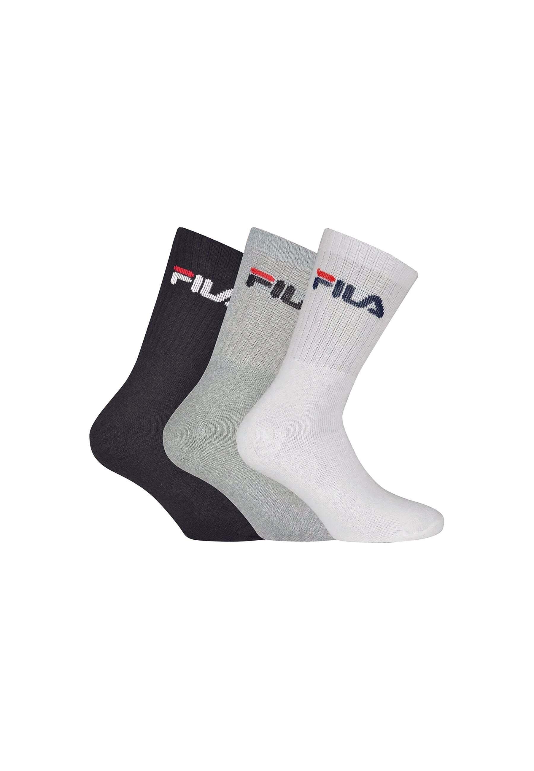 FILA  Calzini Unisex Confezione da 3 Stretch 