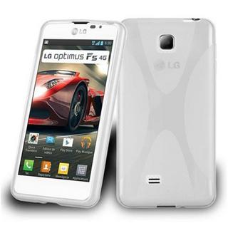 Cadorabo  Housse compatible avec LG OPTIMUS F5 / LUCID 2 - Coque de protection en silicone TPU flexible au design X-Line 