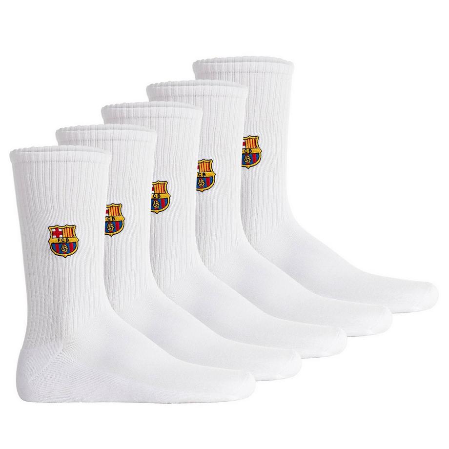Calzini Unisex Confezione da 5 Stretch-FCB Crew Socks 5-Pack Embroidery