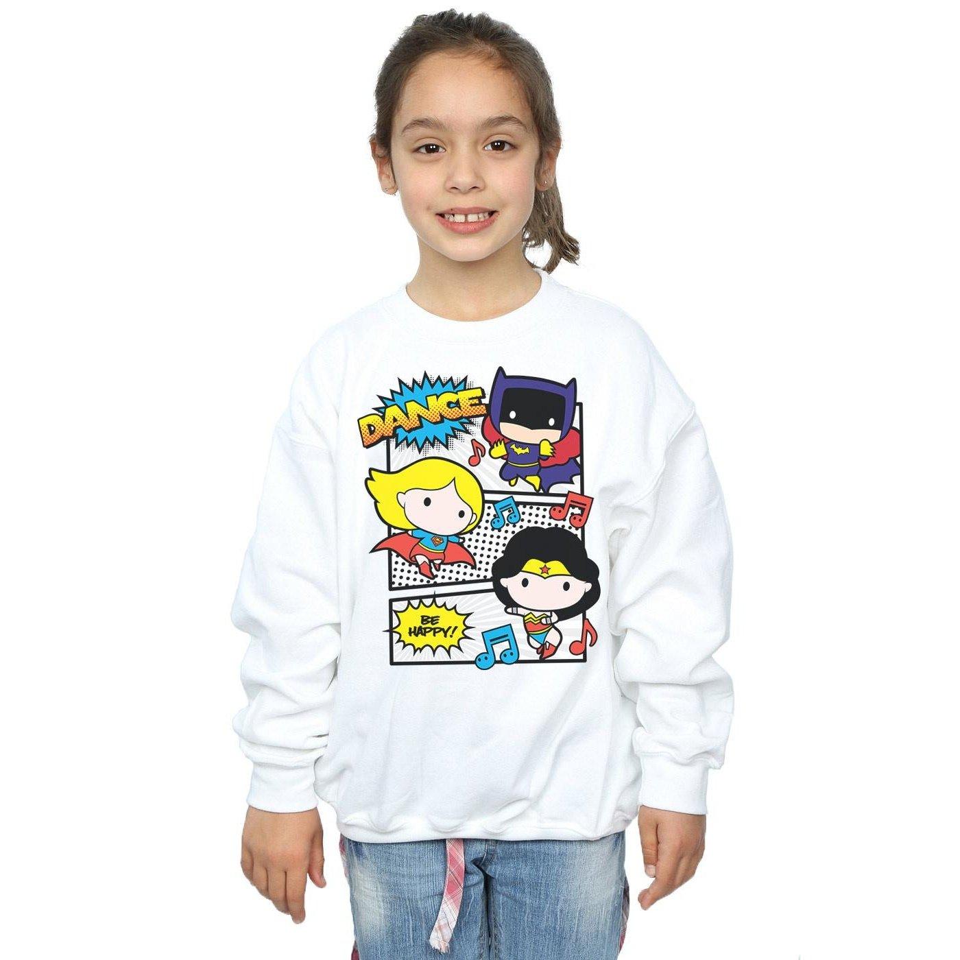 DC COMICS  Sweat CHIBI SUPER FRIENDS DANCE 