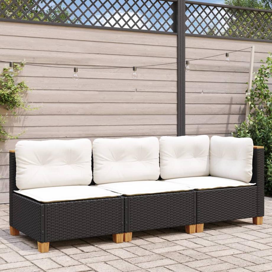 VidaXL Gartensofa poly-rattan  