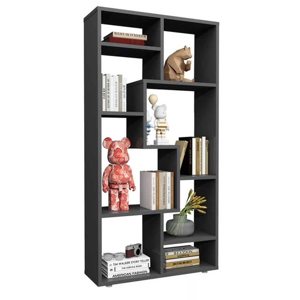 VCM Standregal "Holz Stand Regal Raumteiler Bücherregal Lanisa M" 1 Stk. tlg.