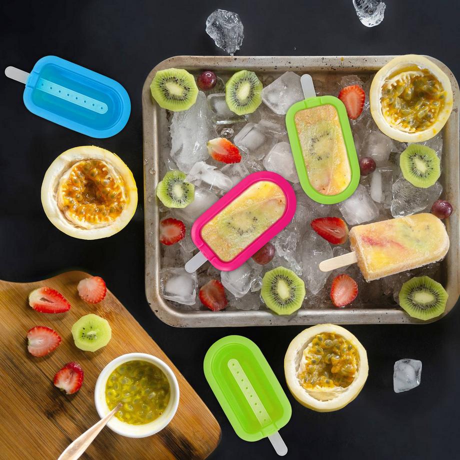 B2X  Set mit 6 Silikon-Eisformen 