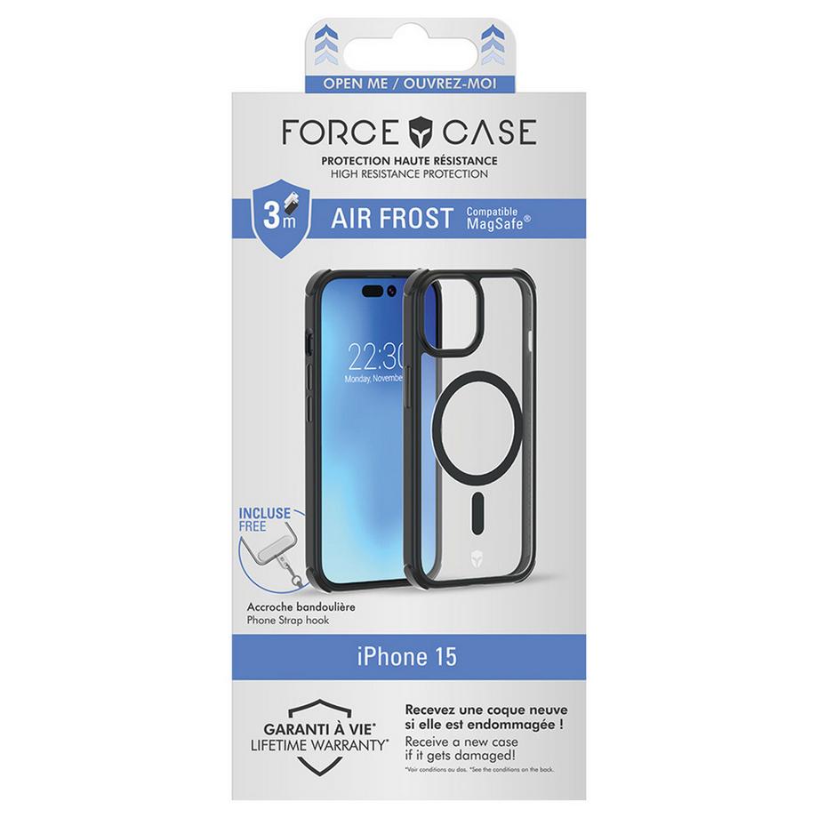 Force Power  Coque AIR FROST pour iPhone 15 
