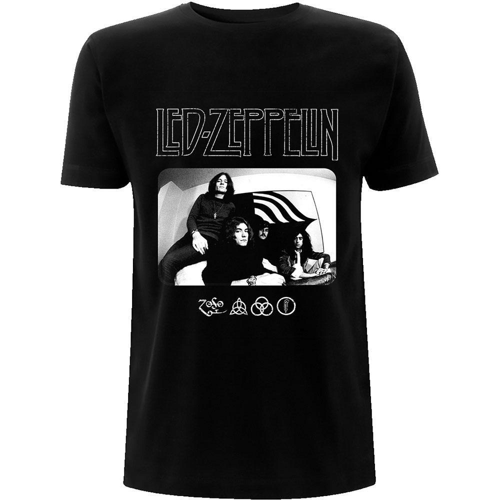 Led Zeppelin  Photo TShirt Logo 