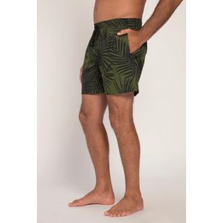 JP1880  Short de bain JAY-PI, collection Beachwear, taille élastique, imprimé intégral 