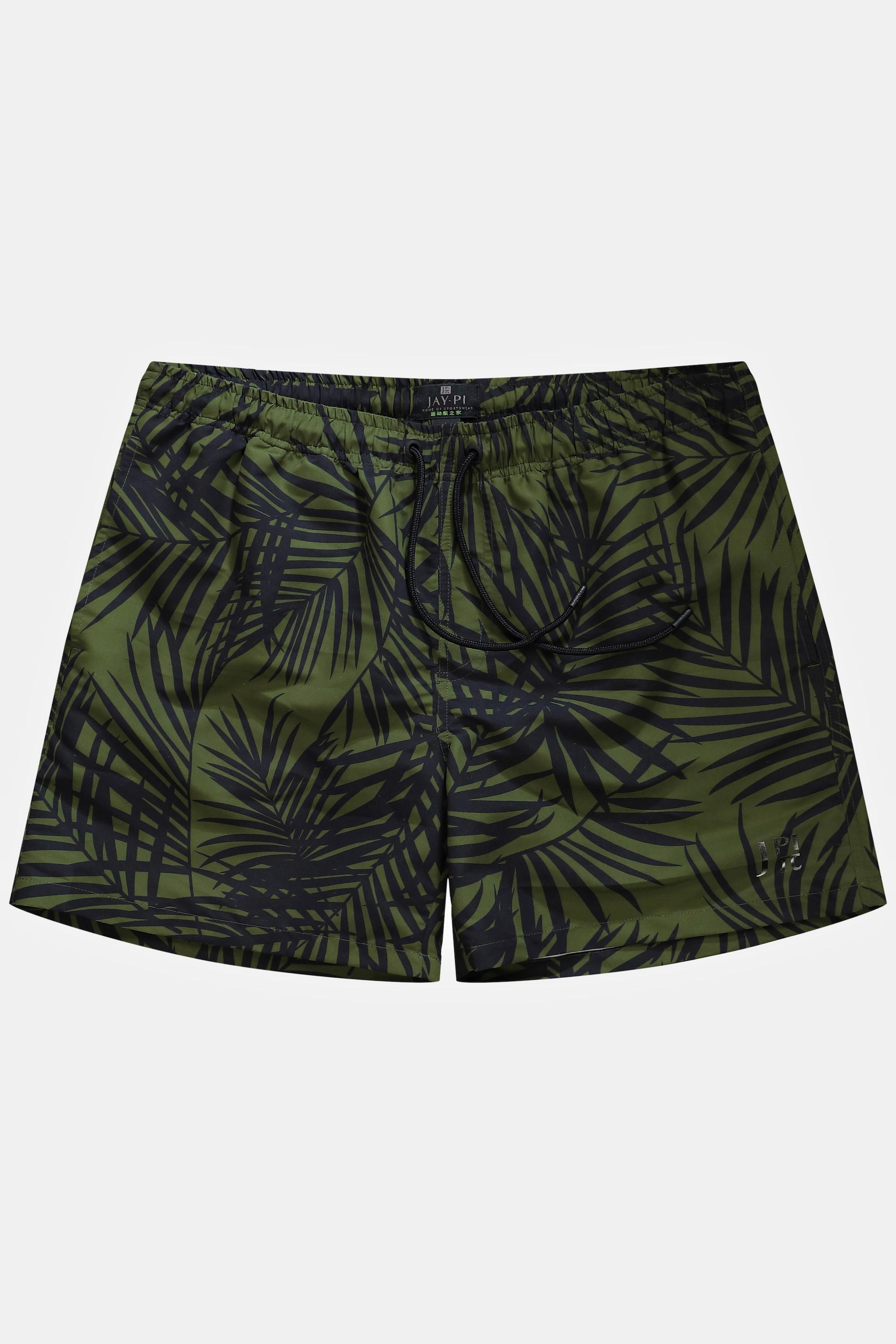 JP1880  Badeshorts, Beachwear, Elastikbund, allover Print 