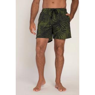 JP1880  Short de bain JAY-PI, collection Beachwear, taille élastique, imprimé intégral 