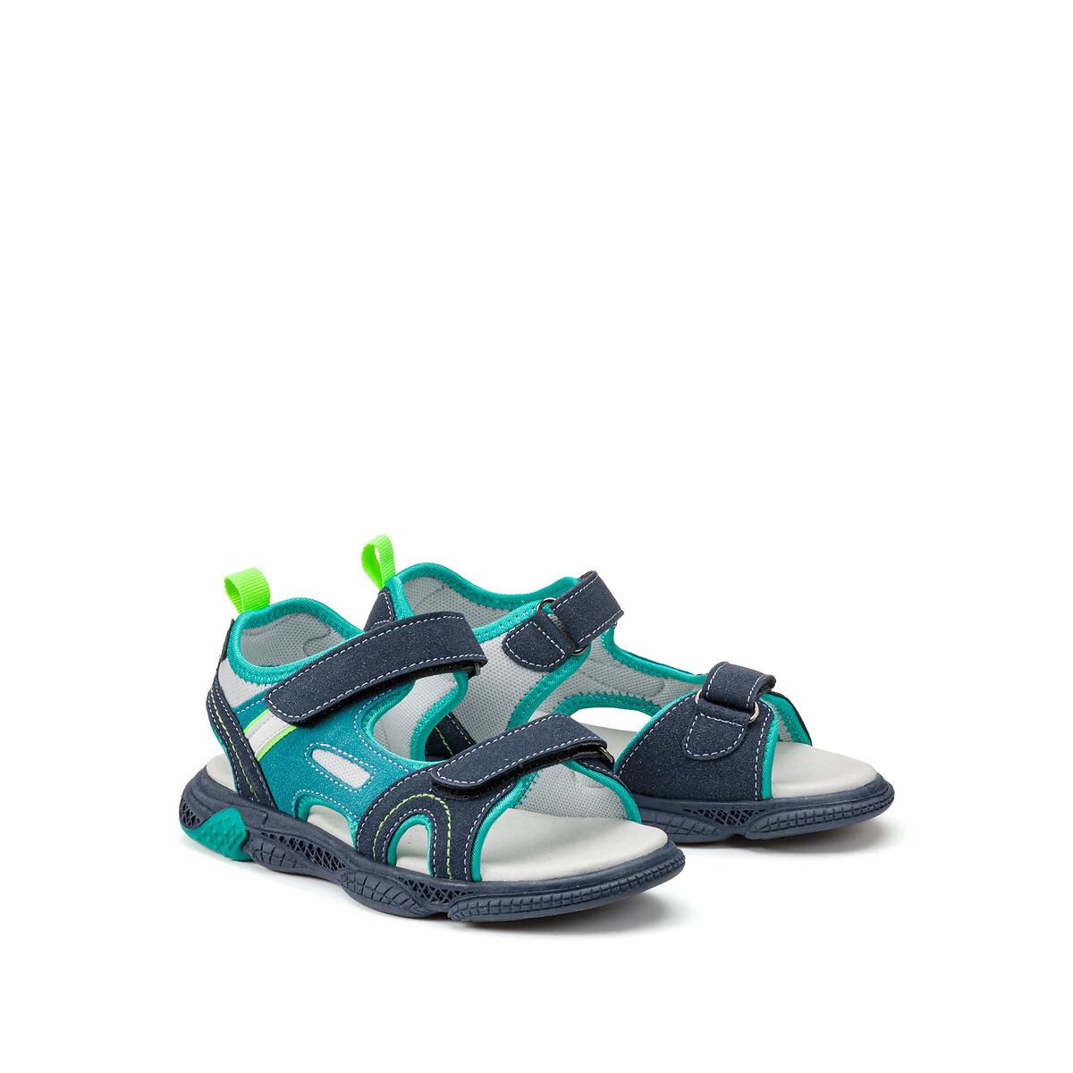 Image of Sandalen Mit Klettverschluss Unisex Blau 34