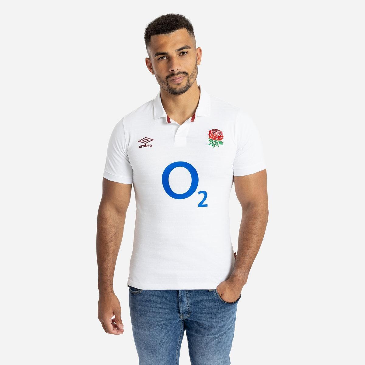 Image of 23/24 England Rugby Heimtrikot Herren Weiss 3XL