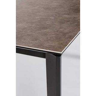 mutoni Table extensible Briva gris-noir 160-220x90  