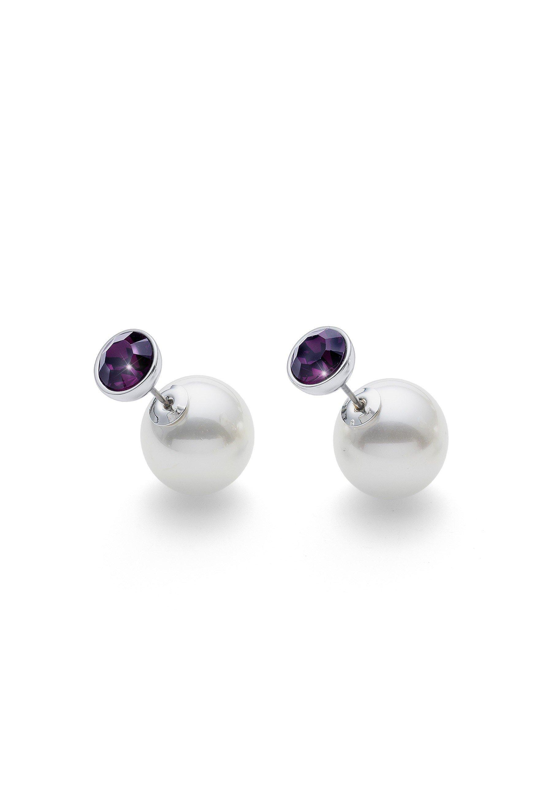 Image of Ohrstecker Twice Damen Violett ONE SIZE