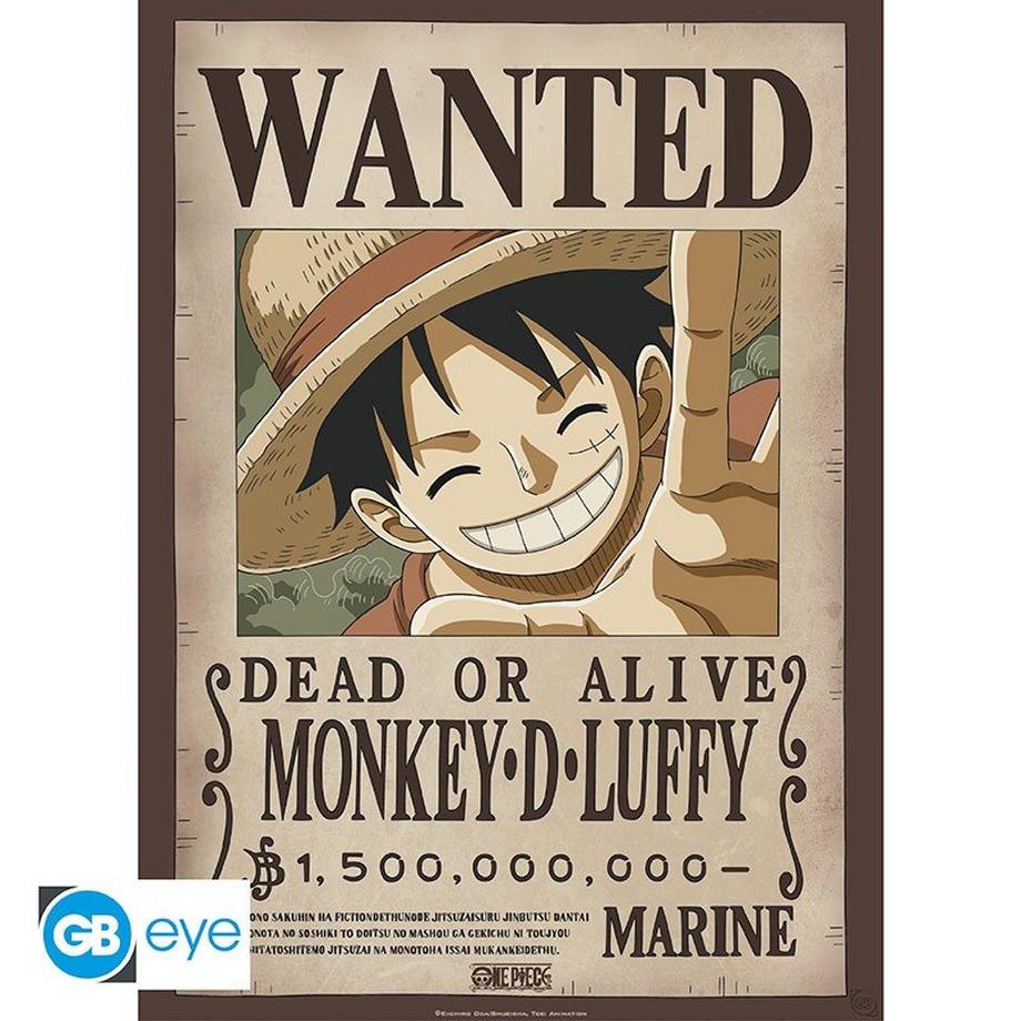 Abystyle Poster - Pack de 2 - One Piece - Wanted Luffy & Ace  