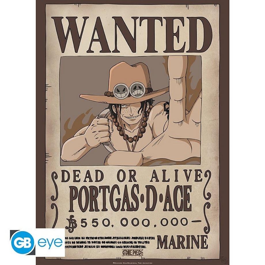 Abystyle Poster - Pack de 2 - One Piece - Wanted Luffy & Ace  