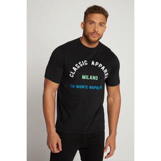 JP1880  T-shirt a mezze maniche con stampa "Milano" e scollo a girocollo 