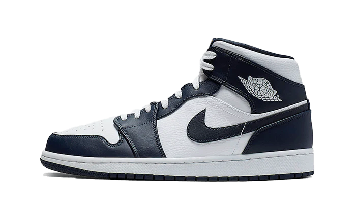 NIKE  Air Jordan 1 Mid  Metallic  Obsidian 