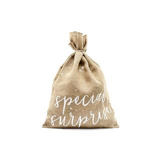 PartyDeco  Sac Cadeaux en Jute Special Surprise 