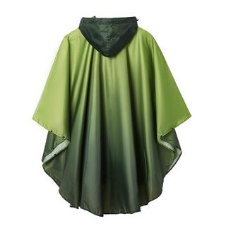 Alopini Kapuzen Regencape mit Reissverschluss Wiederverwendbarer Regenmantel  