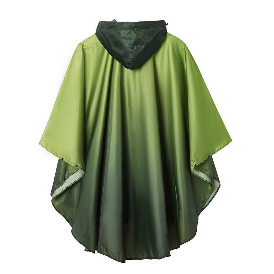 Alopini Mantella Antipioggia con Cappuccio Cerniera Riutilizzabile  