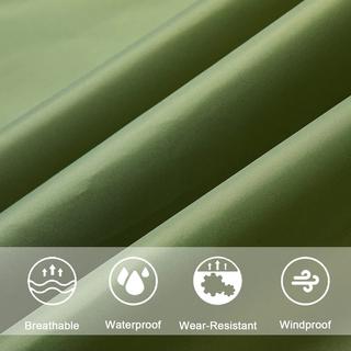 Alopini Kapuzen Regencape mit Reissverschluss Wiederverwendbarer Regenmantel  