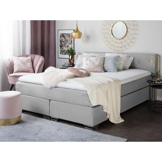 Beliani Lit Boxspring en Polyester Moderne CONSUL  