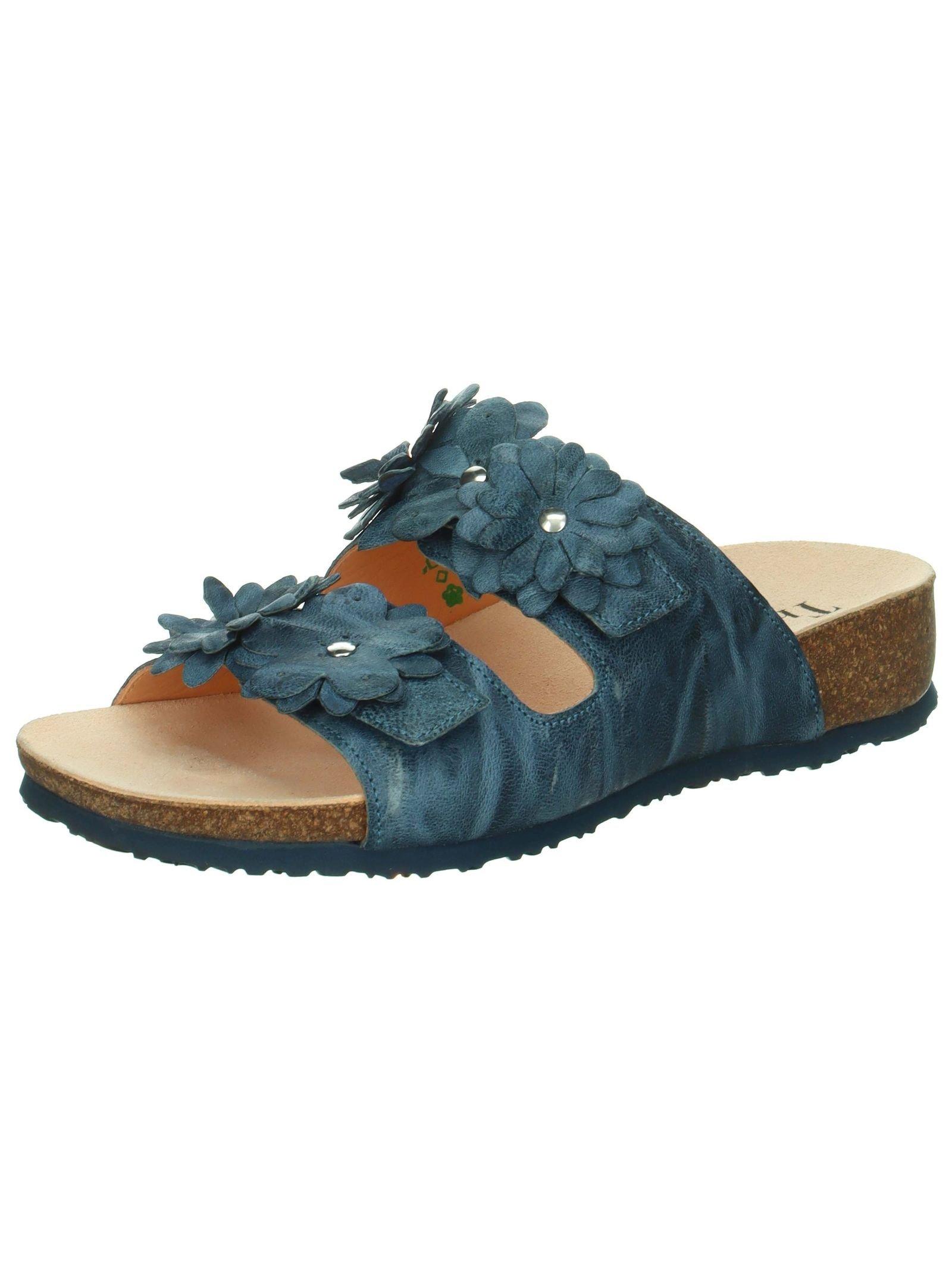 Image of Pantoletten Unisex Blau Denim 42