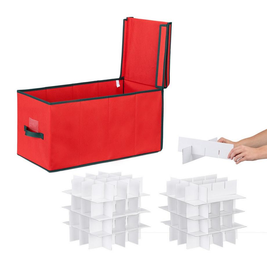 Northix Boîte de rangement pour décorations de Noël  