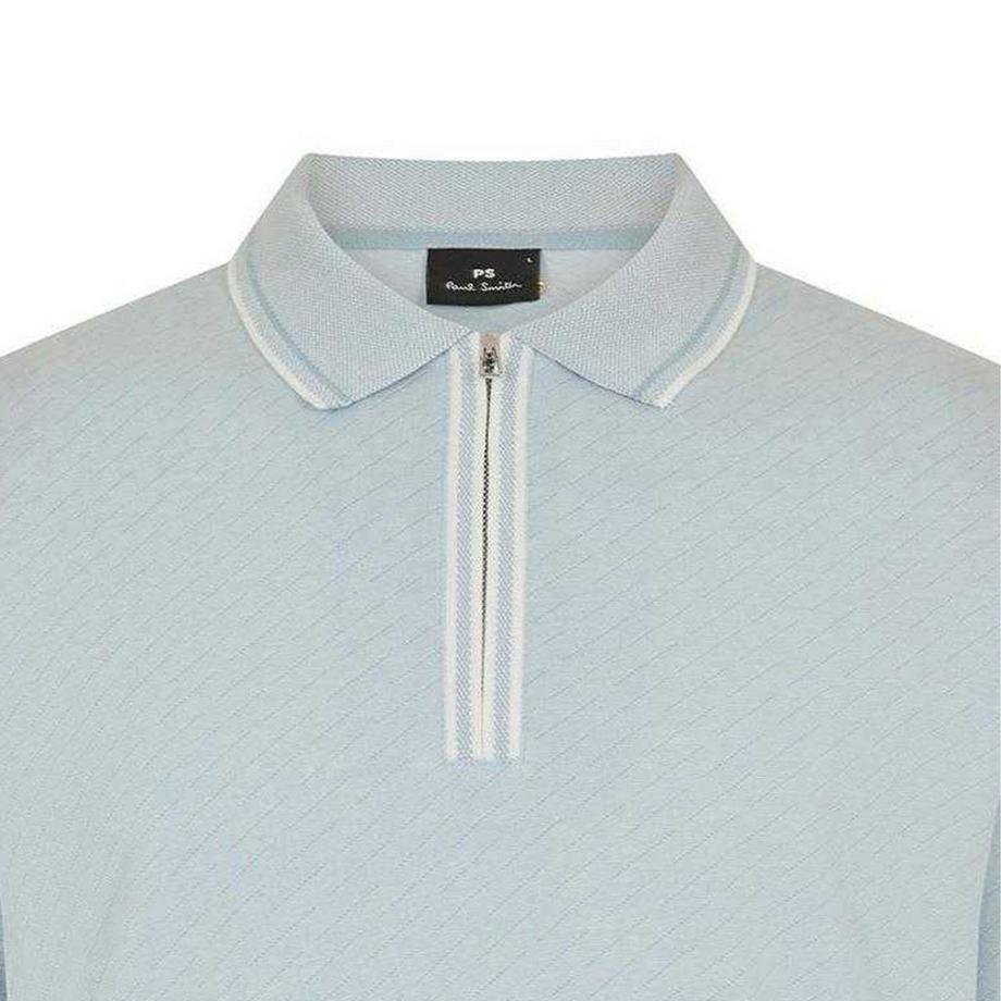 PAUL SMITH Maglietta Polo con cerniera ad un quarto  