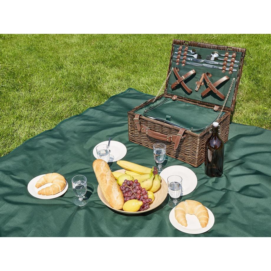 Beliani  Panier de pique-nique en Bois de saule Traditionnel ECLAIR 