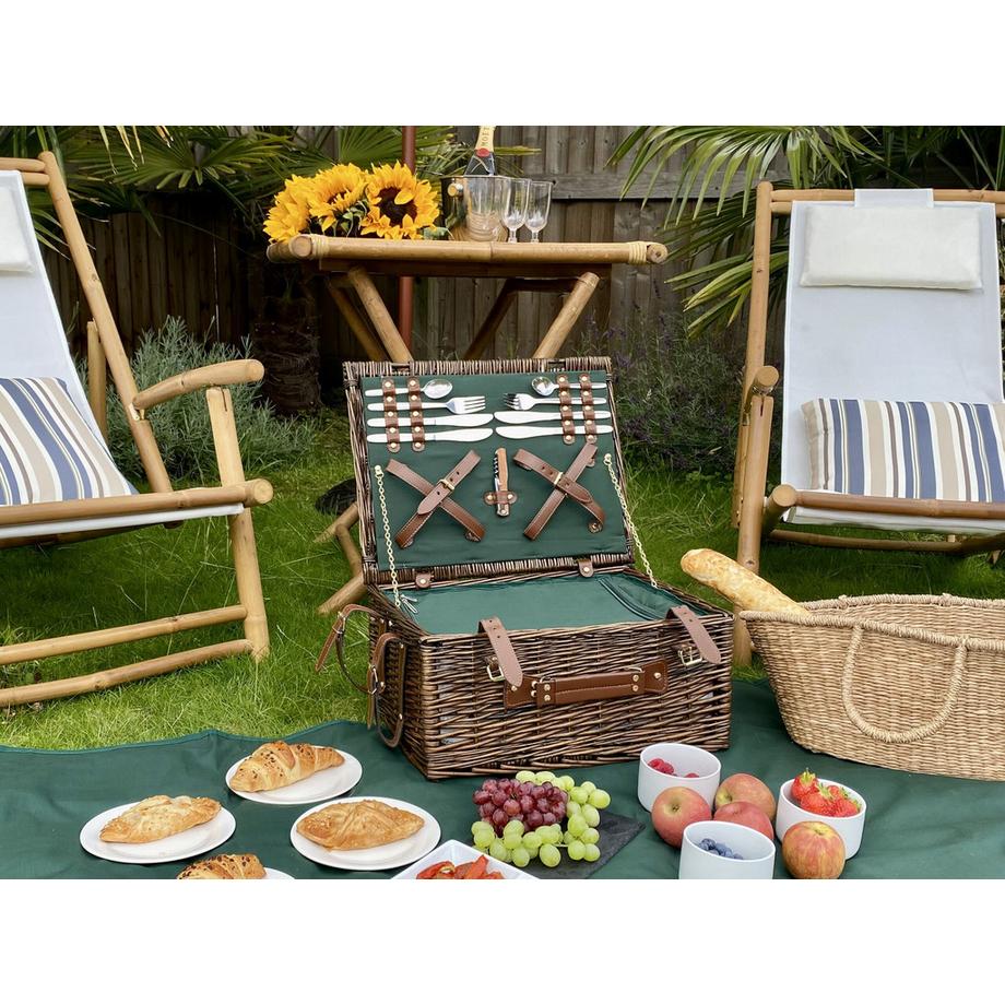 Beliani  Panier de pique-nique en Bois de saule Traditionnel ECLAIR 