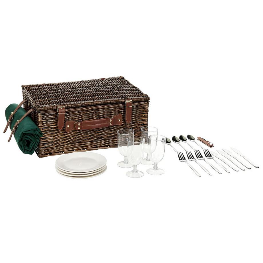 Beliani  Panier de pique-nique en Bois de saule Traditionnel ECLAIR 